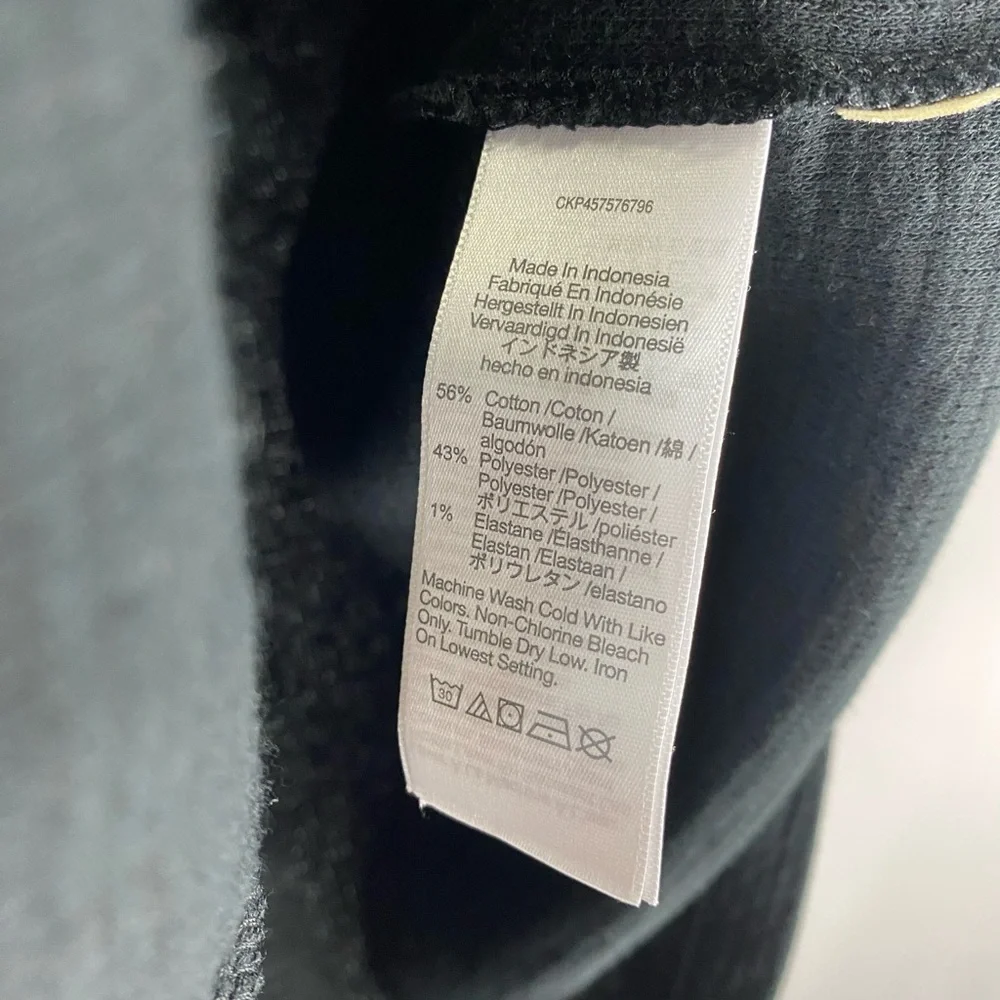 2 Madewell Long Sleeve Tees - Black and Olive - Picture 3 of 7